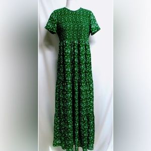 Zara floral maxi dress